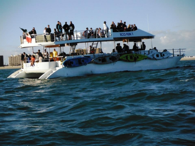 Disfrutando en la playa